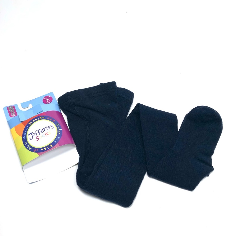 💢 JEFFERIES SOCKS 💢GIRLS SEAMLESS ORGANIC COTTON TIGHTS 🛑10-14
